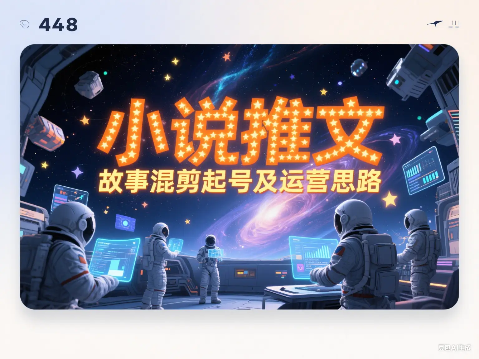 小说推文 故事混剪起号及运营思路