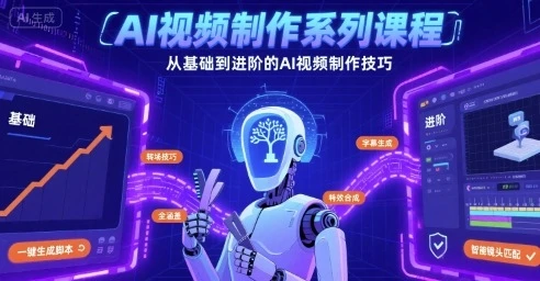 【精】AI视频制作系列课程，从基础到进阶的AI视频制作技巧全涵盖