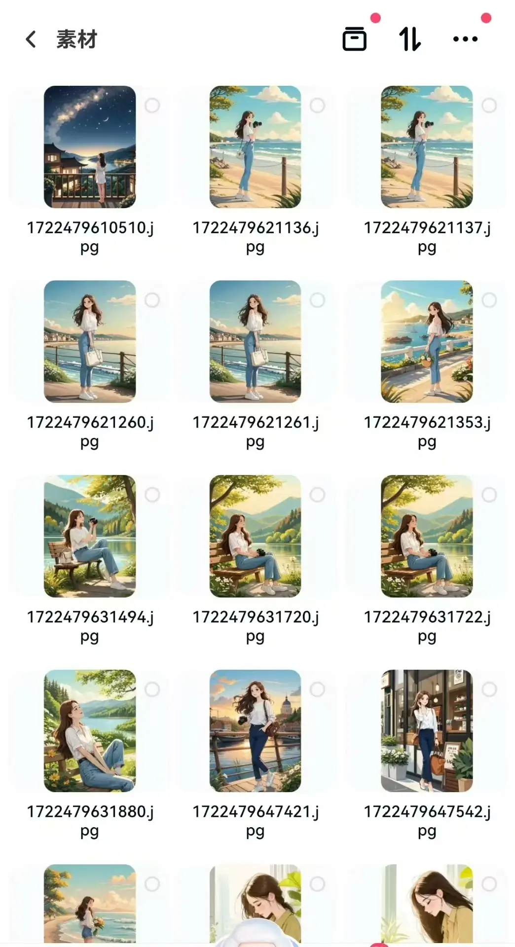 【爆火付费】某音某书治愈系插画小清新短视频制作教程+素材+工具（一站式）