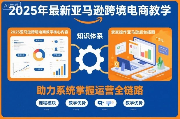 【精】2025年最新亚马逊跨境电商教学，助力卖家系统掌握亚马逊运营全链路知识