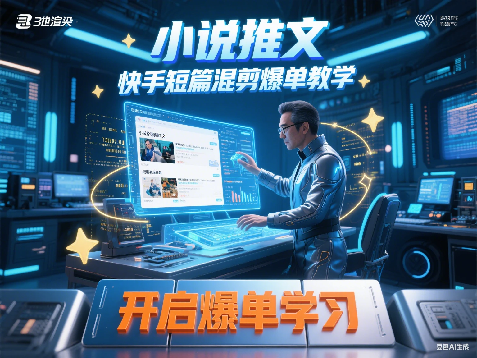 【精】小说推文 快手短篇混剪爆单教学