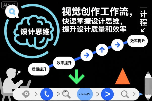 【精】视觉创作工作流，快速掌握设计思维，提升设计质量和效率